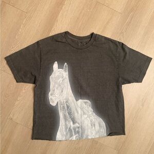 Official Beyonce Renaissance Tour No Skips Horse 2023 Concert Merch Shirt L